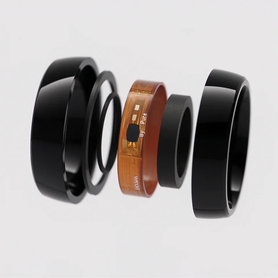 Illustration of the internal NFC technology, not an exposed product finish